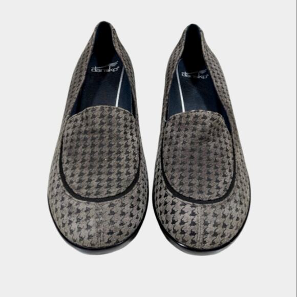 Dansko Debra Houndstooth Loafers GUC $149 Size 38   US 7.5/8  S3077 - Picture 4 of 10